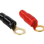 Ringösen 10 mm 6,4 mm 2 x rot / 2 x schwarz