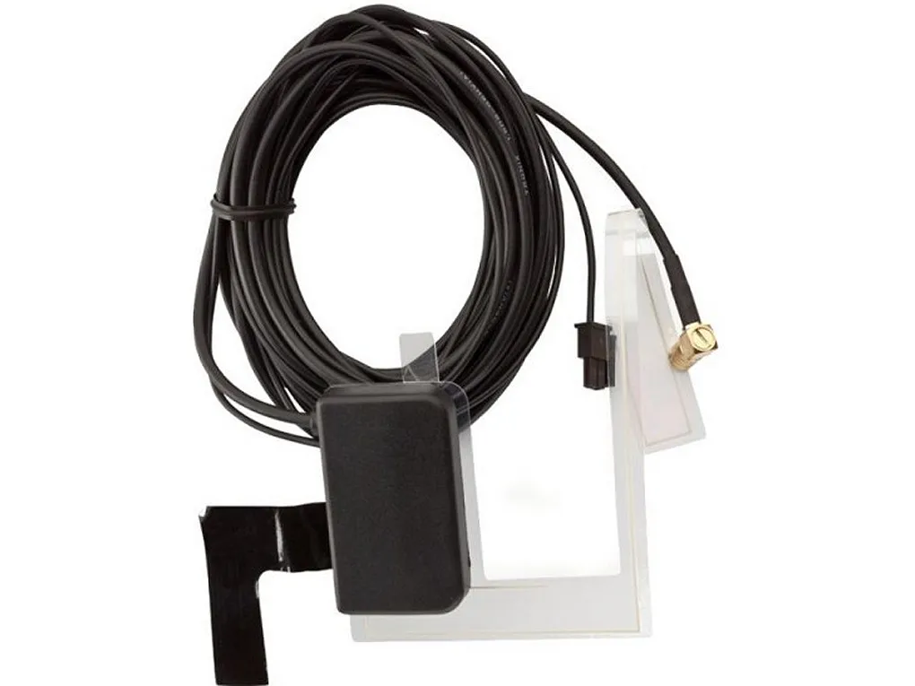 99274.webp DENSION DAB1ANT DAB/DAB Glasklebeantenne mit SMB Buchse DENSION-Molex-Stecker – Bild 1