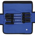 BGS TECHNIC Haken-Satz mit geraden und abgerundeten Spitzen, 8-teilig