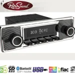 RETROSOUND RSD-BECKER-BLACK-2 DAB DAB Komplett-Set Becker Chrome mit Zubehör