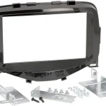 Radioblende CITROEN C1 PEUGEOT 108 TOYOTA Aygo ab 2014 2DIN piano black