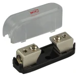 Mini-ANL Sicherungshalter silber 1 x 10 - 20mm Eingang
