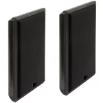 Flatpanel-Lautsprecher, 2-Wege, 4 Ohm, 40 W, 75-20.000 Hz, schwarz, Paar